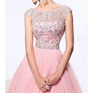 Luxury Party Prom Couture Glamorous Wedding Evening Cocktail Runway Gown Dress